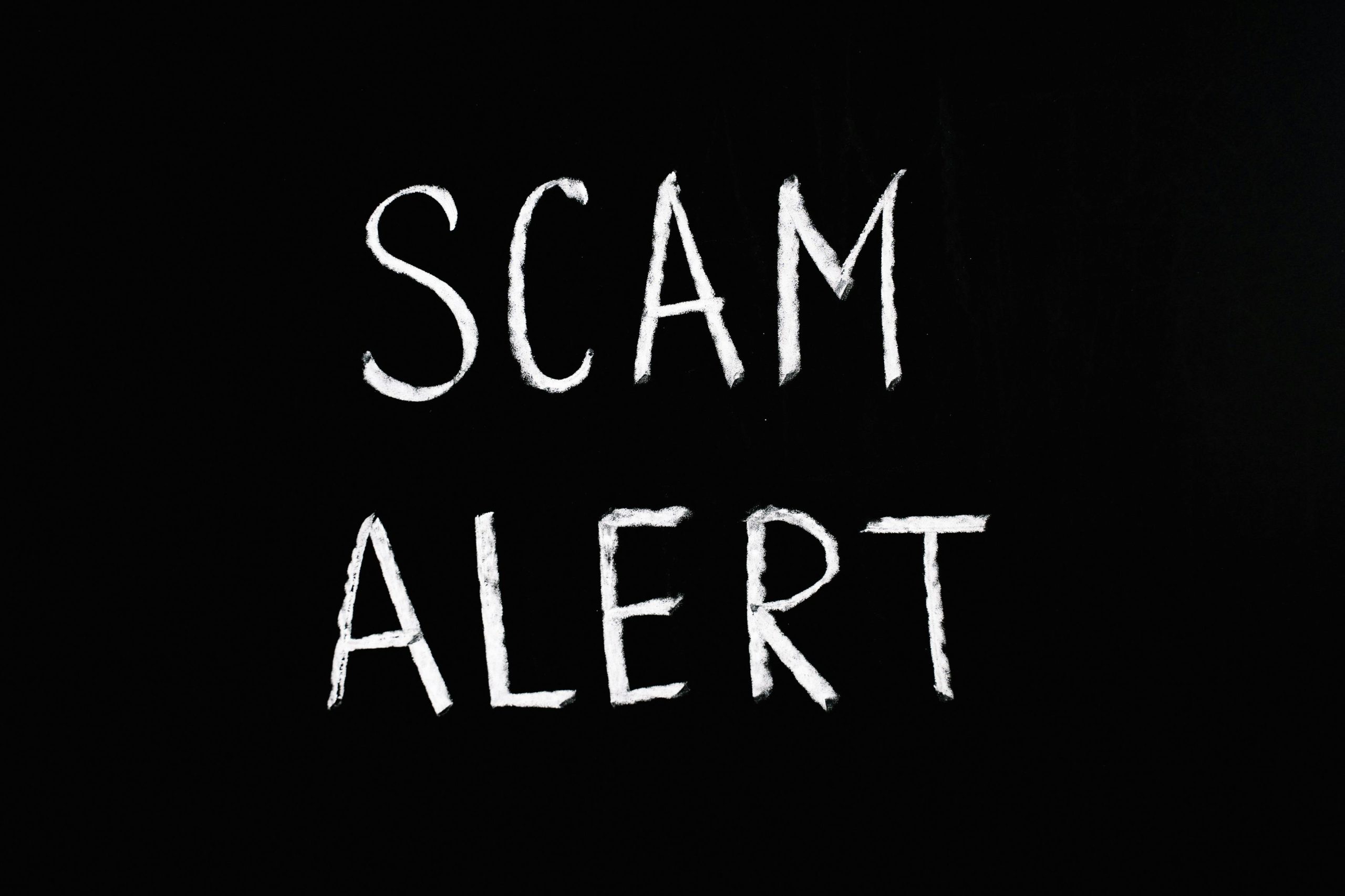 - Unbiased Real Estate Advice: The Truth About Real Estate An image that says scam alert.